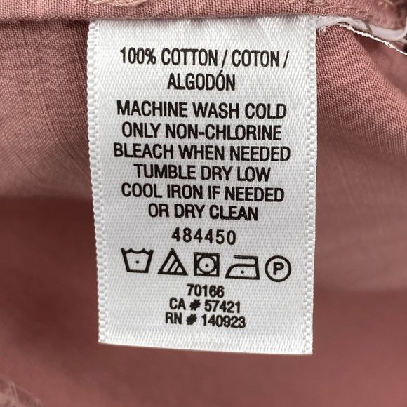 LOFT Plus Peplum Utility Jacket Pockets ¾ Sleeves 100% Cotton Size 18 - Picture 7 of 11